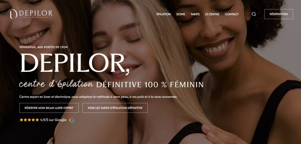 Depilor Website Screenshot