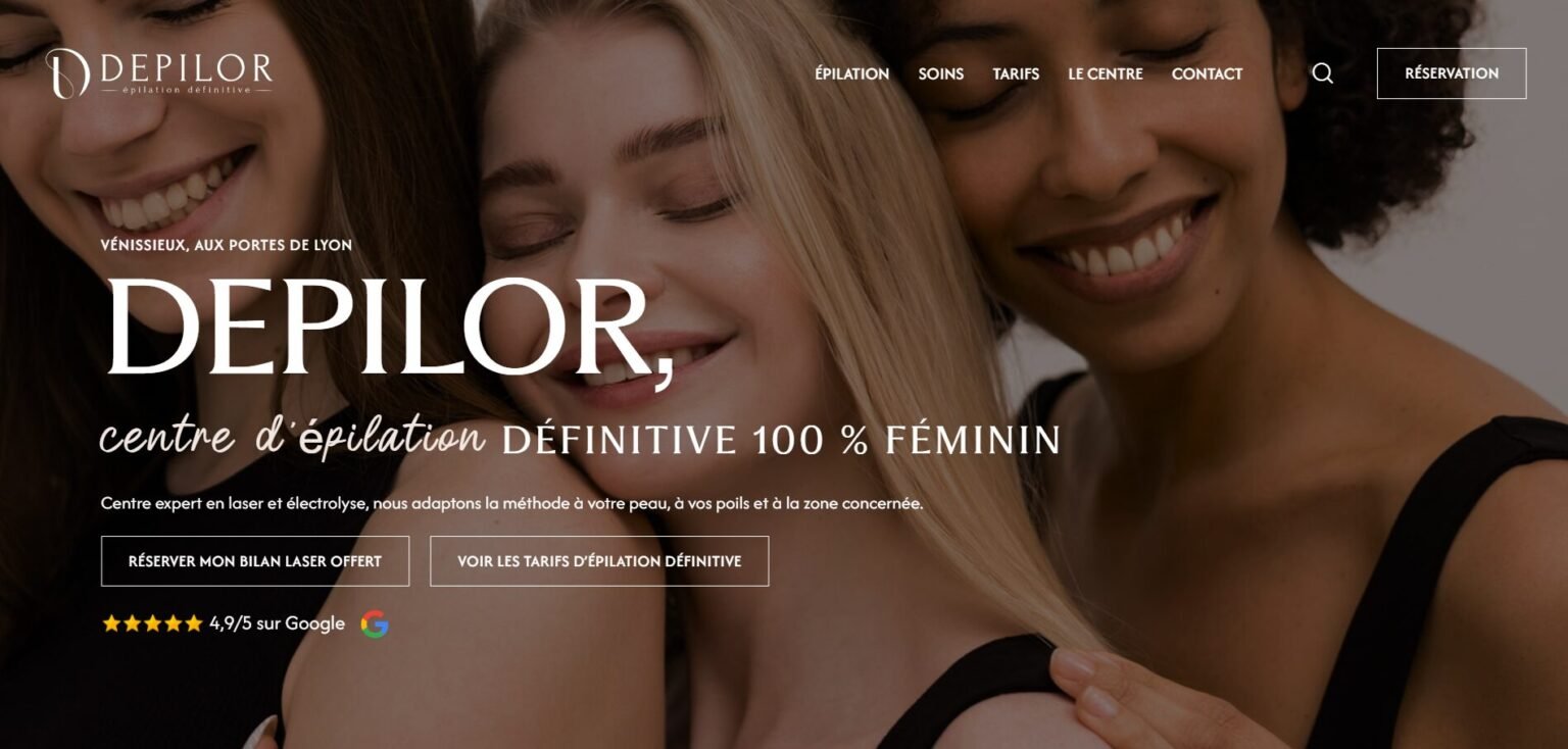 Depilor Website Screenshot