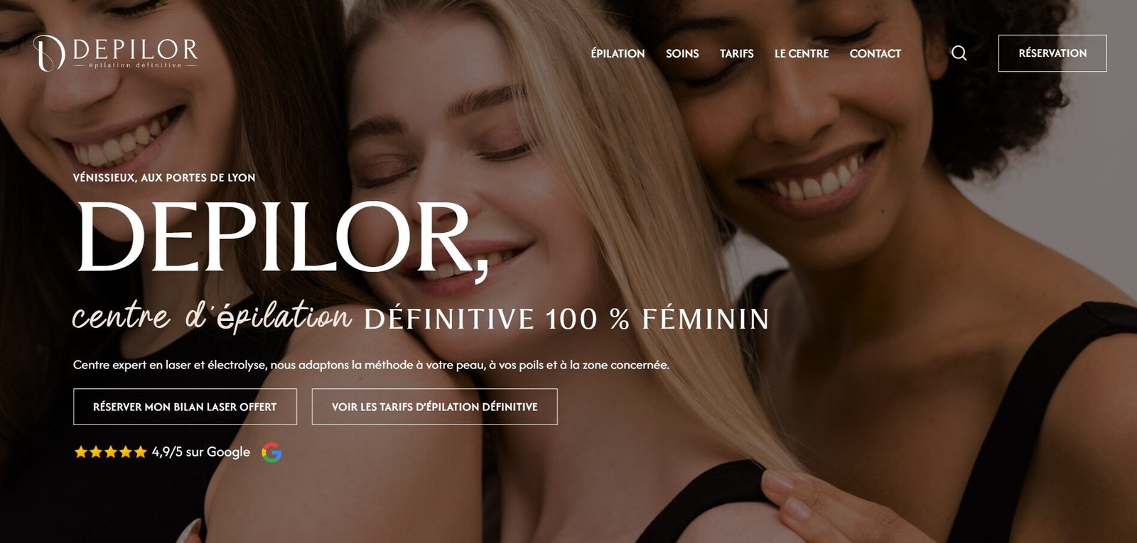 Depilor Website Screenshot