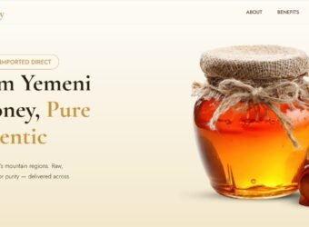 Herbax Honey Website Screenshot
