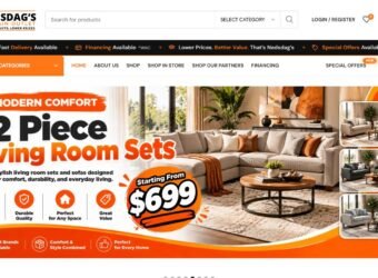 Nedsdags Bargain Outlet Website Screenshot