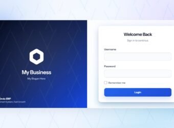 Orvix Erp Login Website Screenshot