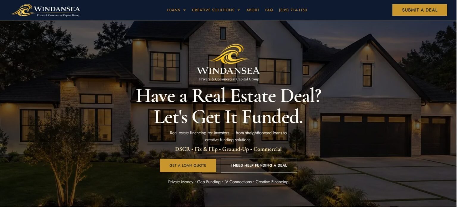 Windansea Capital 2 Website Screenshot
